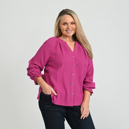 Festival Fuschsia Front Detail Women