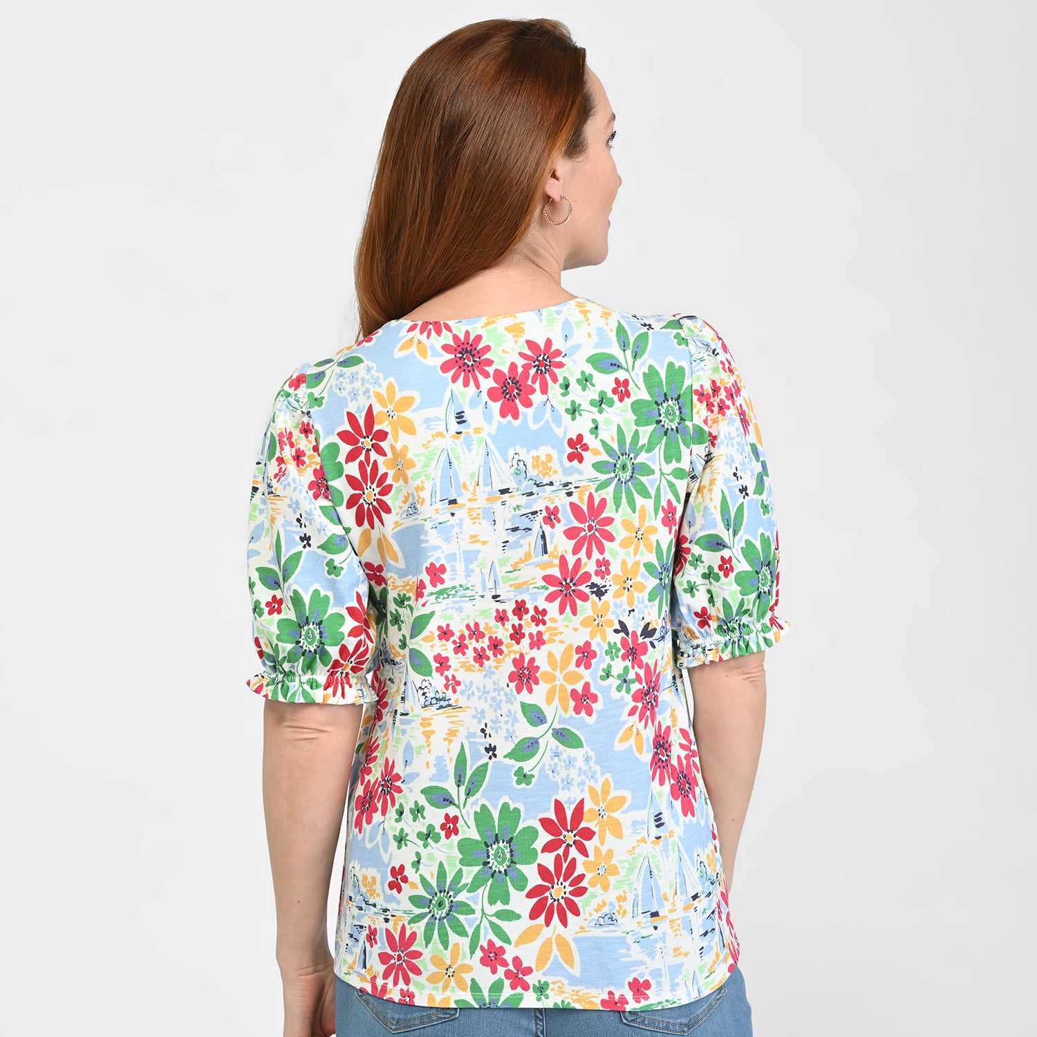 Chambray Blue Back Detail Missy