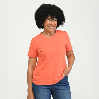 Tigerlily Orange Front Detail Missy