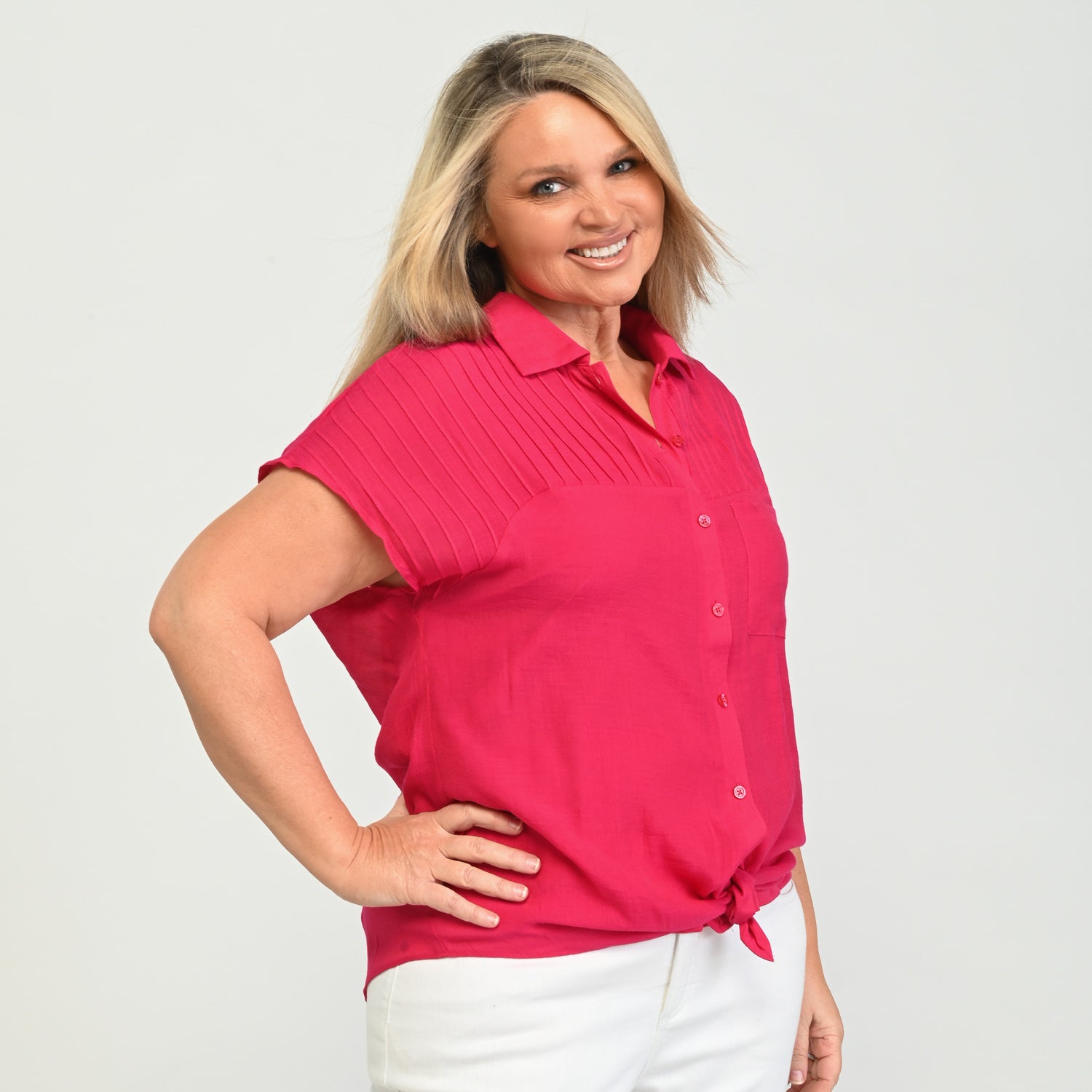 Bright Rose Side Detail Women