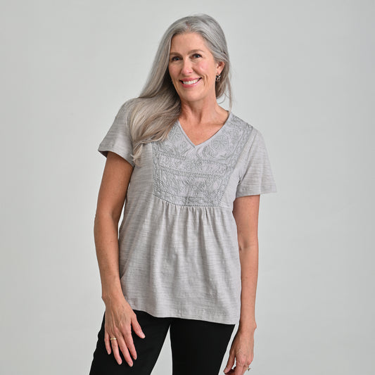 Limestone Grey Front Detail Missy