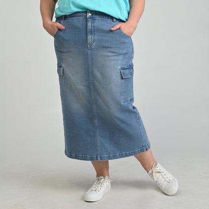 Medium Stonewash Front Detail Women