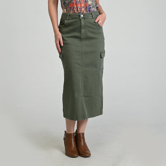 Olive Front Detail Missy