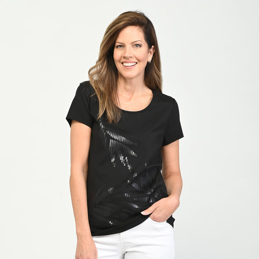 Black Front Detail Missy