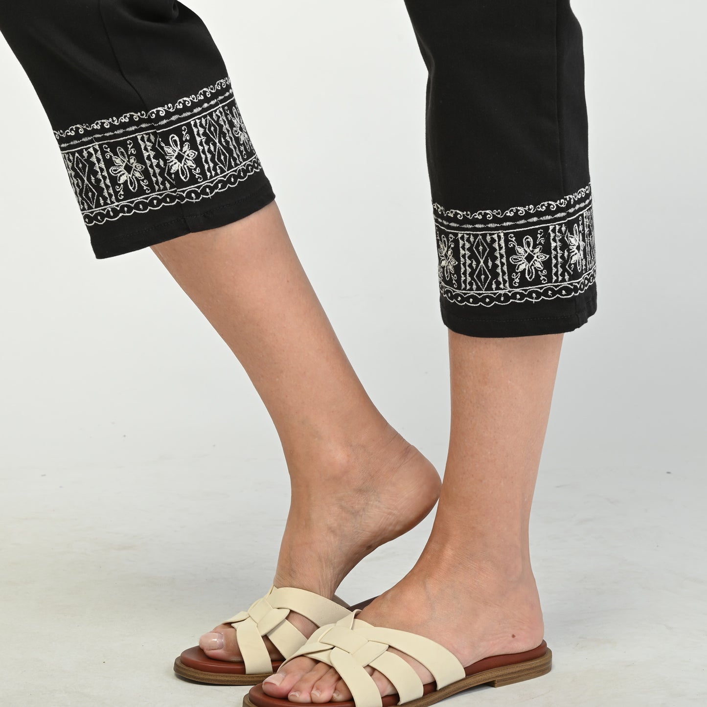 Black Embroidery Detail Missy