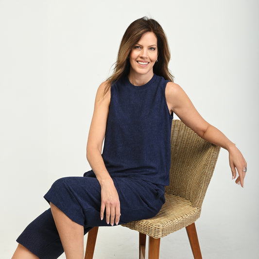 Navy Front Detail Missy