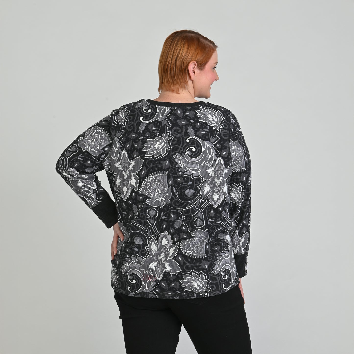 Black White Back Detail Women