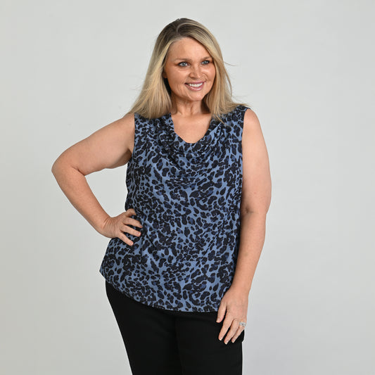 Atmosphere Blue Front Detail Women