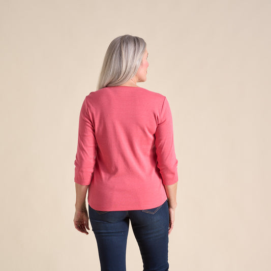 Pink Rose Back Detail Missy