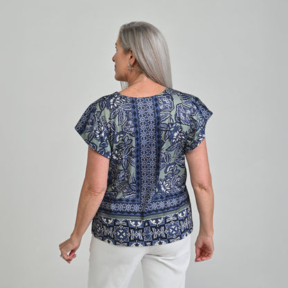 Vintage Indigo Back Detail Missy