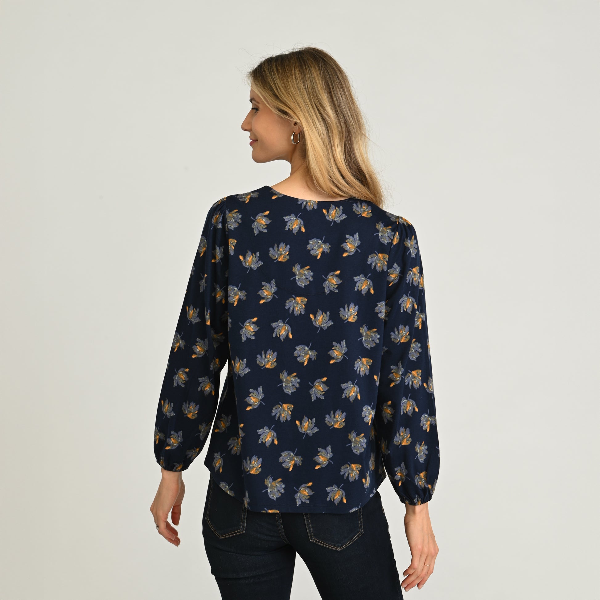 Navy Blazer Back Detail Missy
