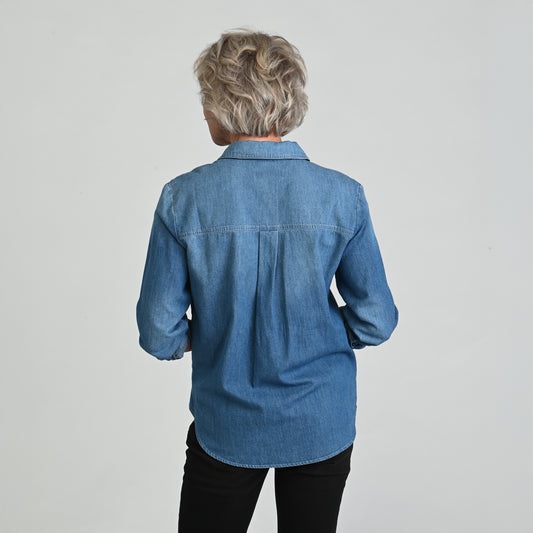Light Wash Back Detail Missy