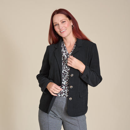 Black Front Detail Missy