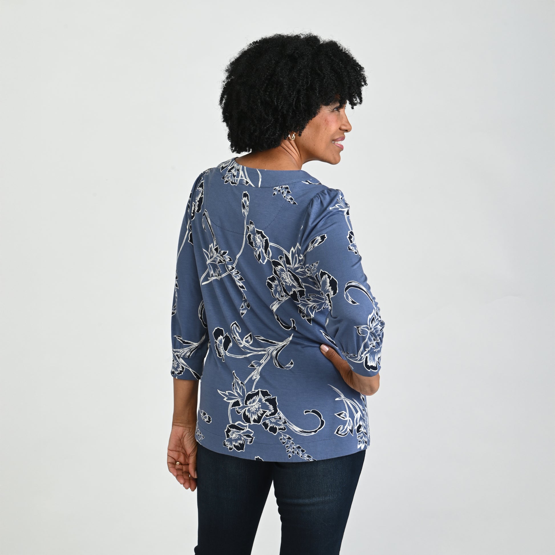 Vintage Indigo Back Detail Missy