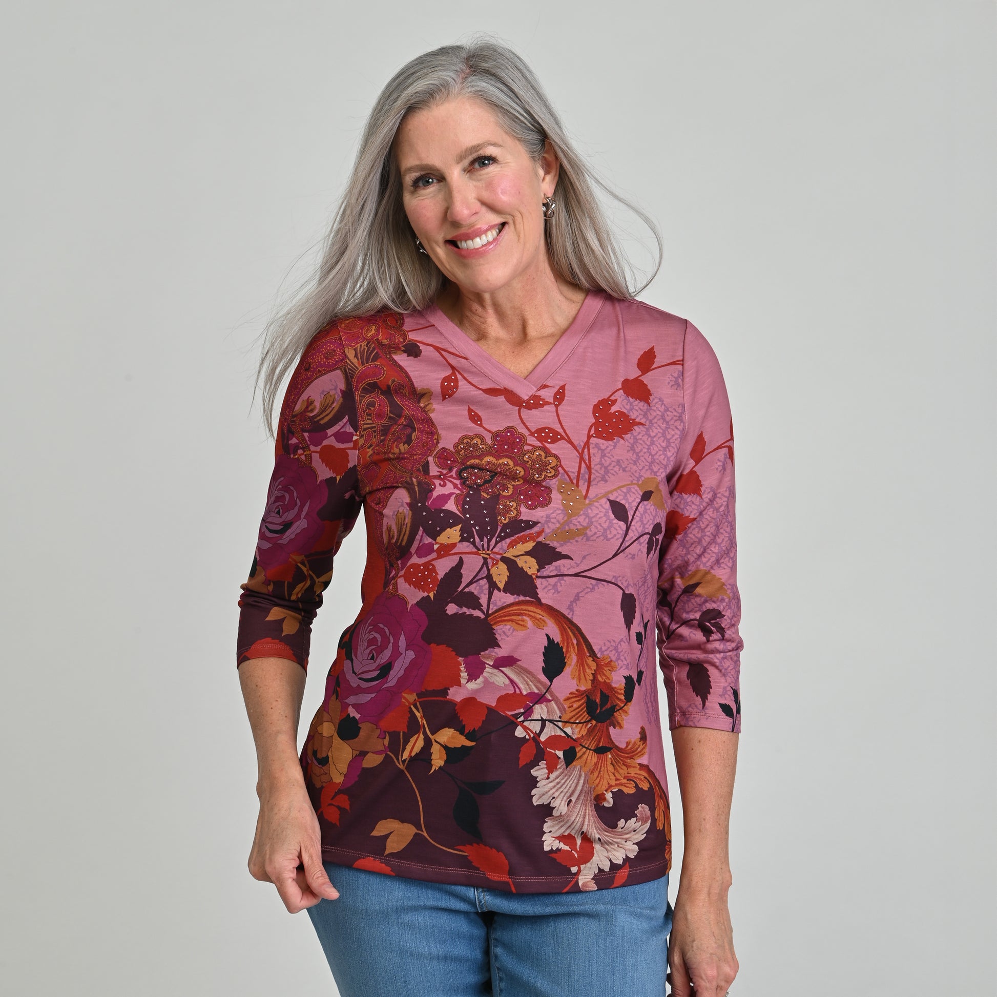 Lilas Pink Front Detail Missy