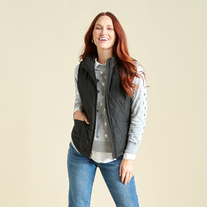 Black Front Detail Missy