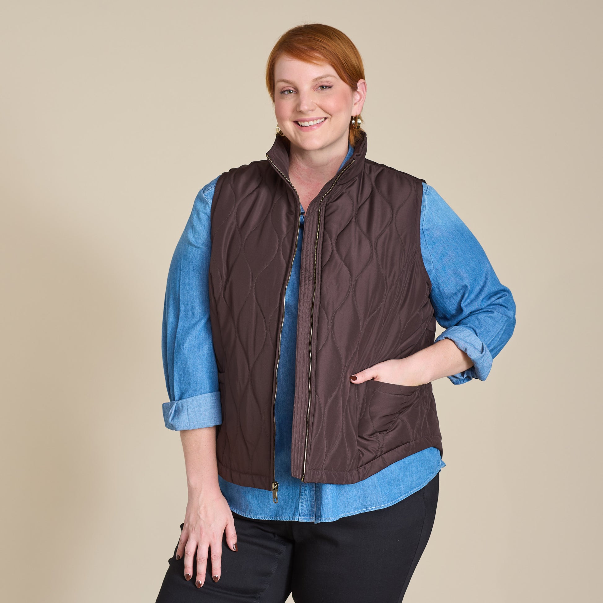 Coffee Bean Front Detail Women