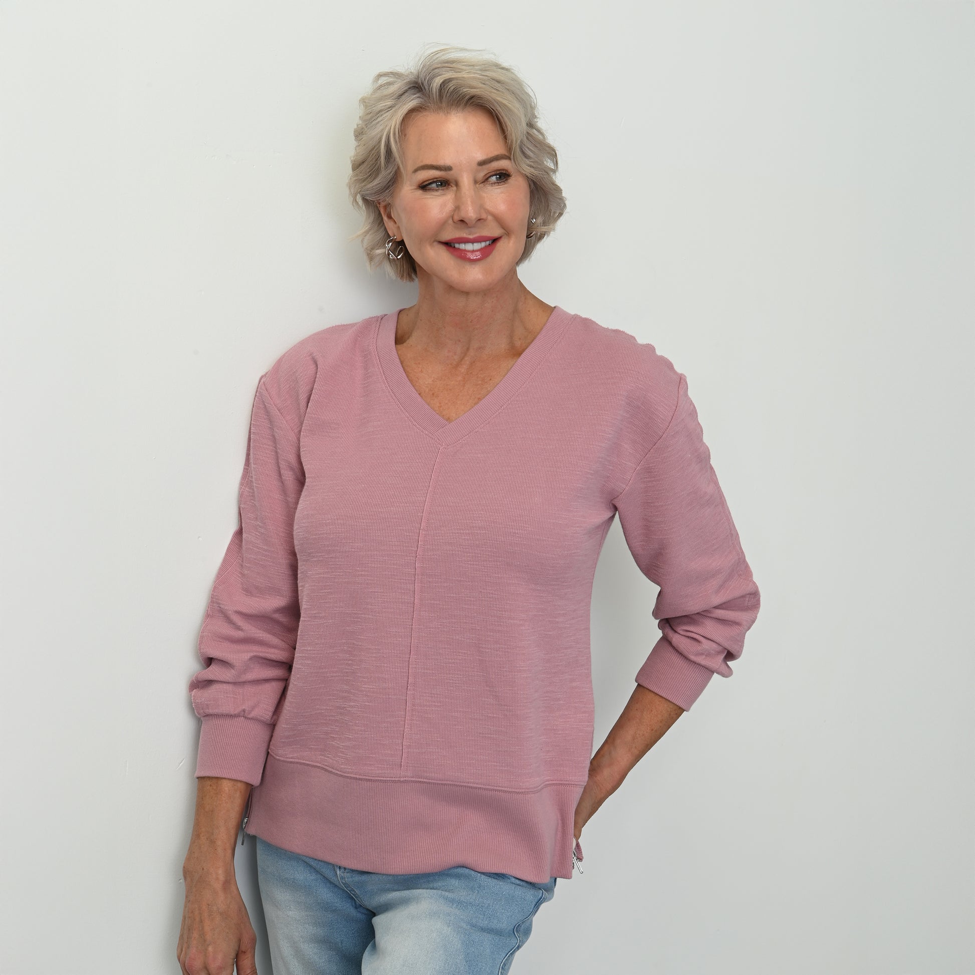 Lilas Pink Front Detail Missy