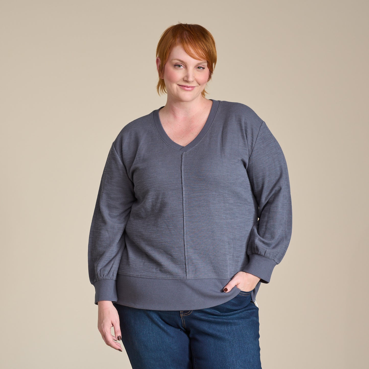Grey Front Detail Women