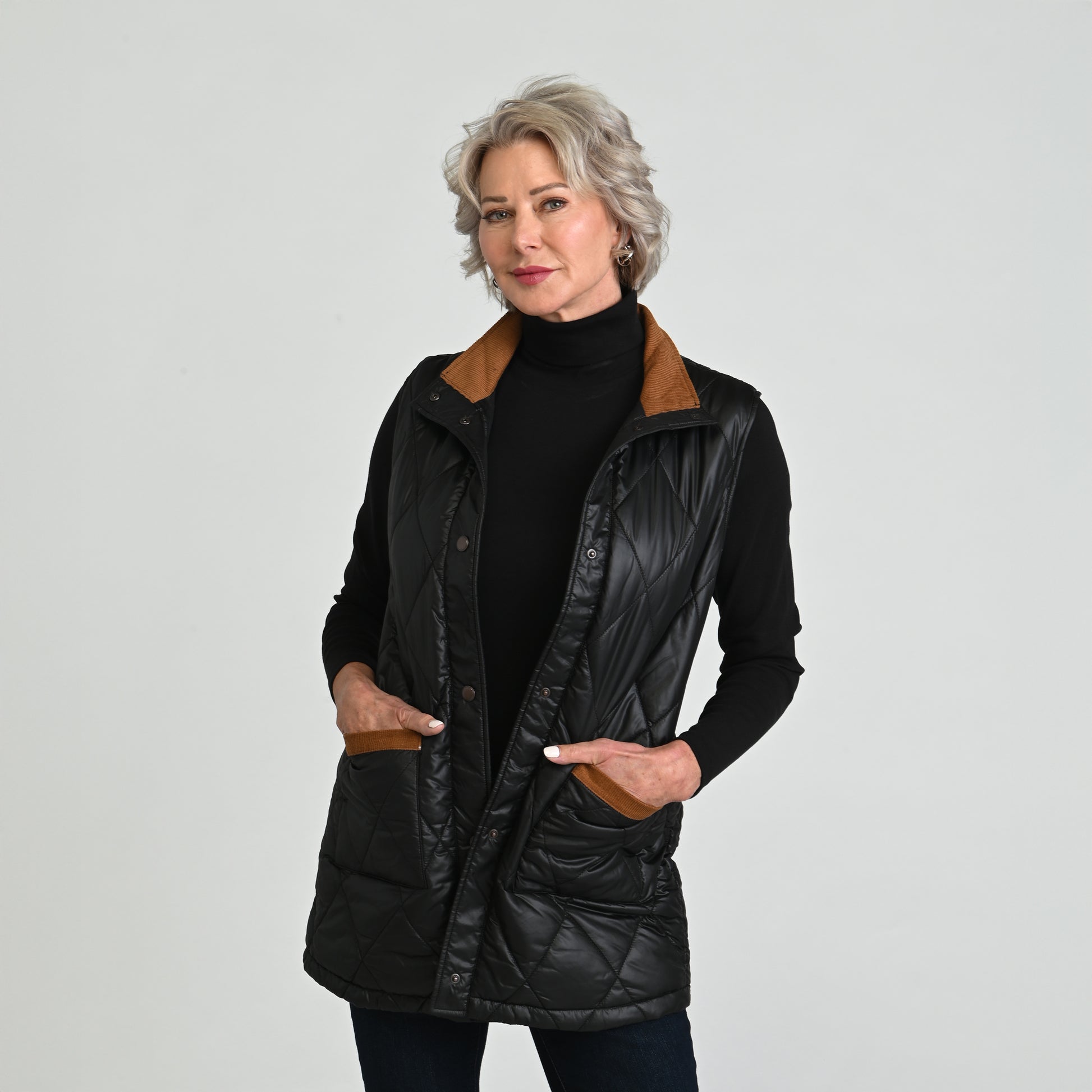 Black Front Detail Missy