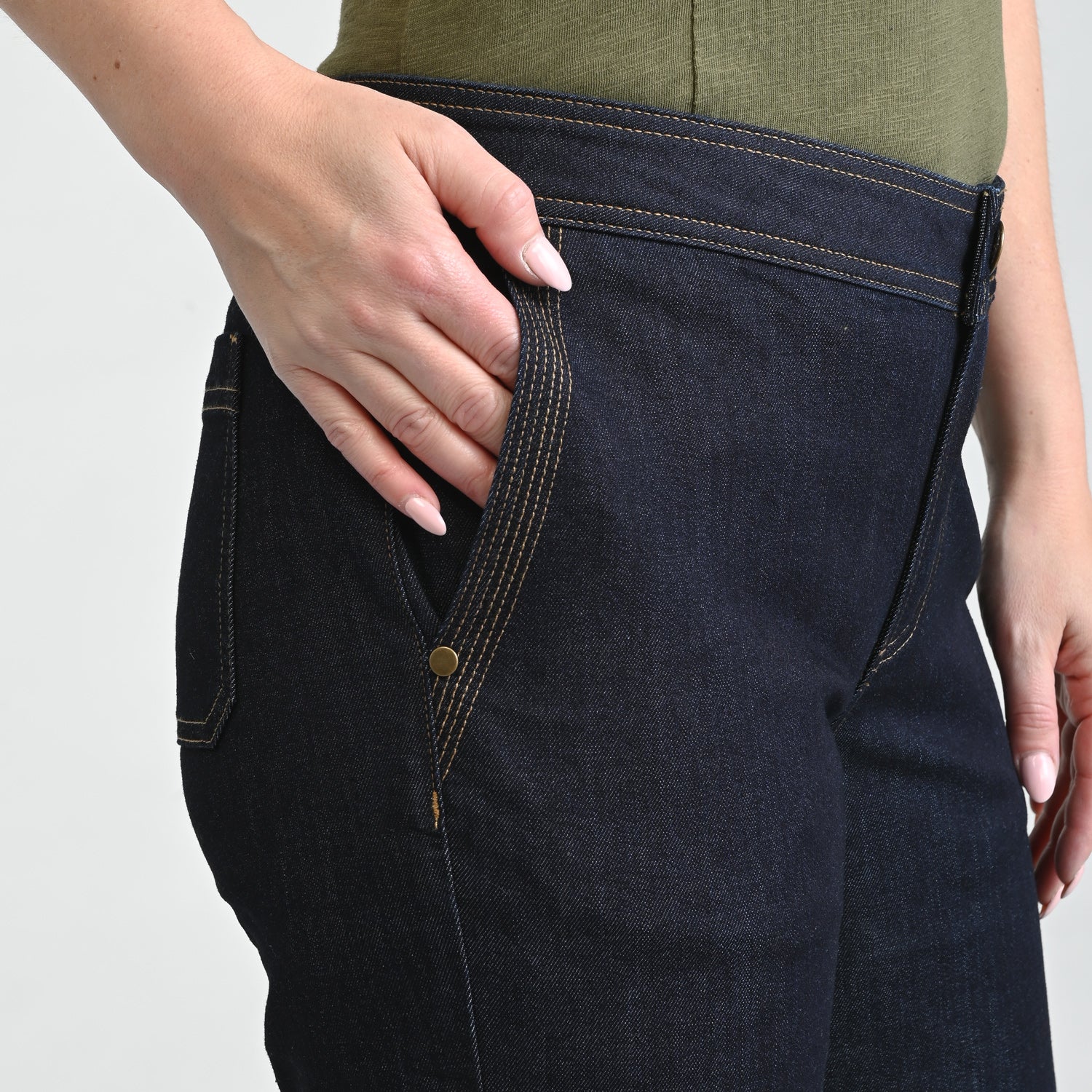 Relaxed Fit Wide Leg Denim Pant – Christopher & Banks
