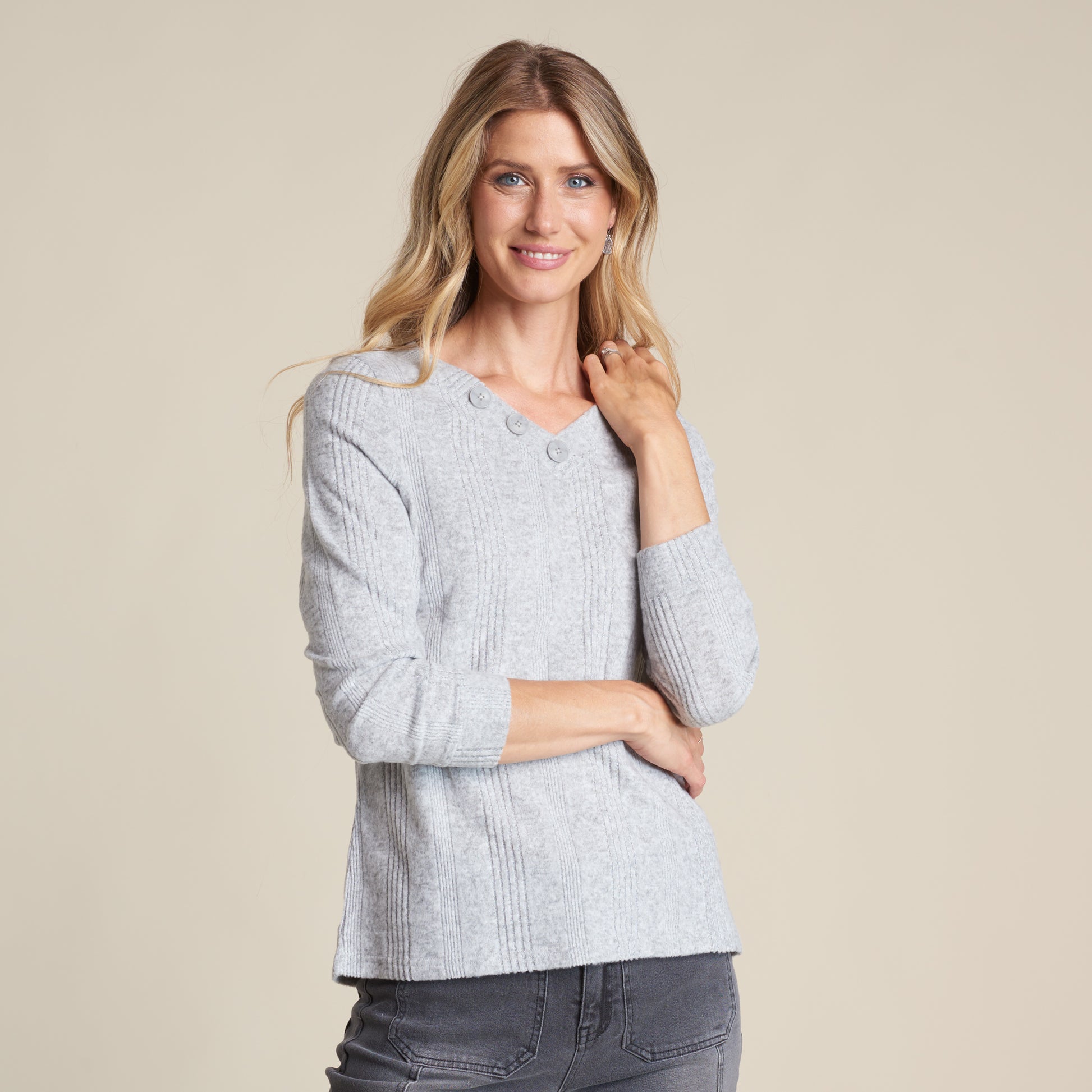 Sterling Grey Front Detail Missy