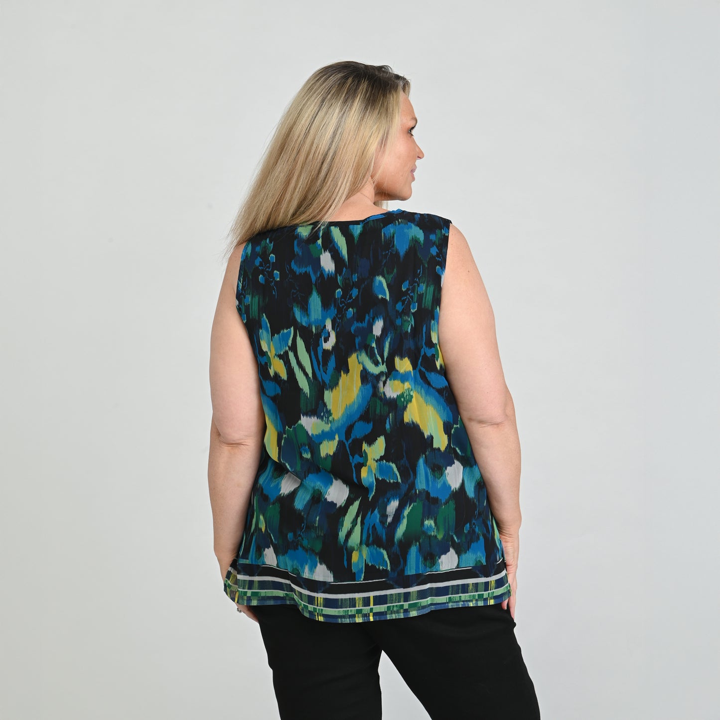 Blue Multi Back Detail Women
