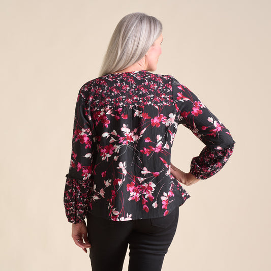 Black Multi Back Detail Missy