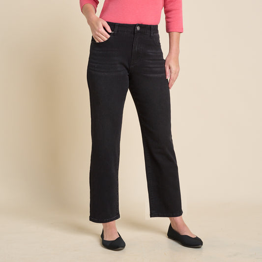 Washed Black Front Detail Missy