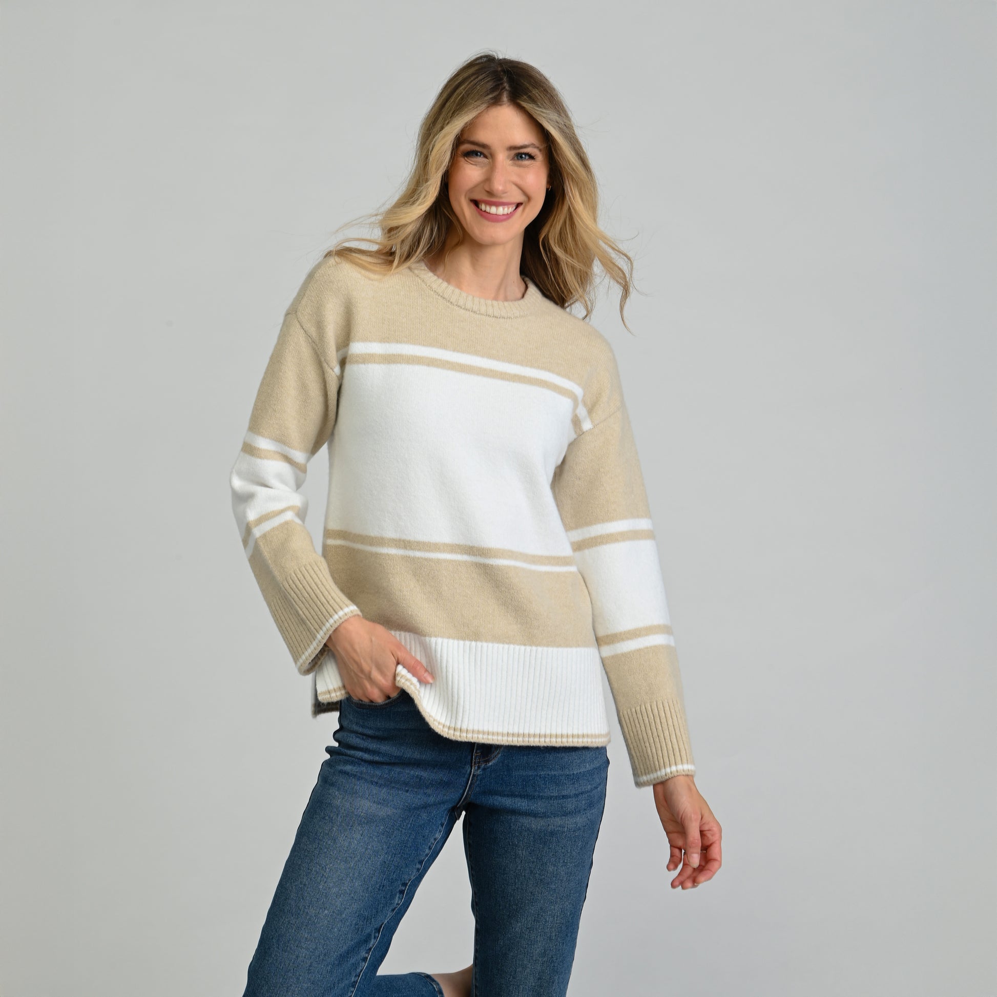 Oatmeal Front Detail Missy