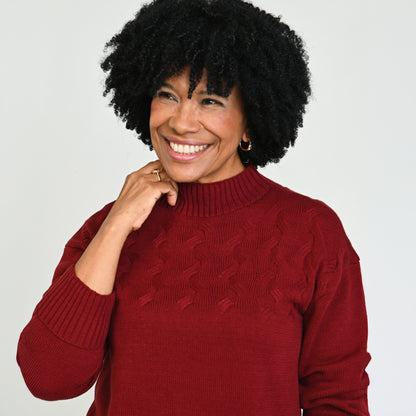 Syrah Neckline Detail Missy