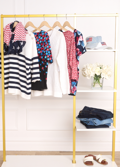 Explore our Stars, Stripes & Style collection! Featuring an assortment of stylish tops, bottoms, and accessories.