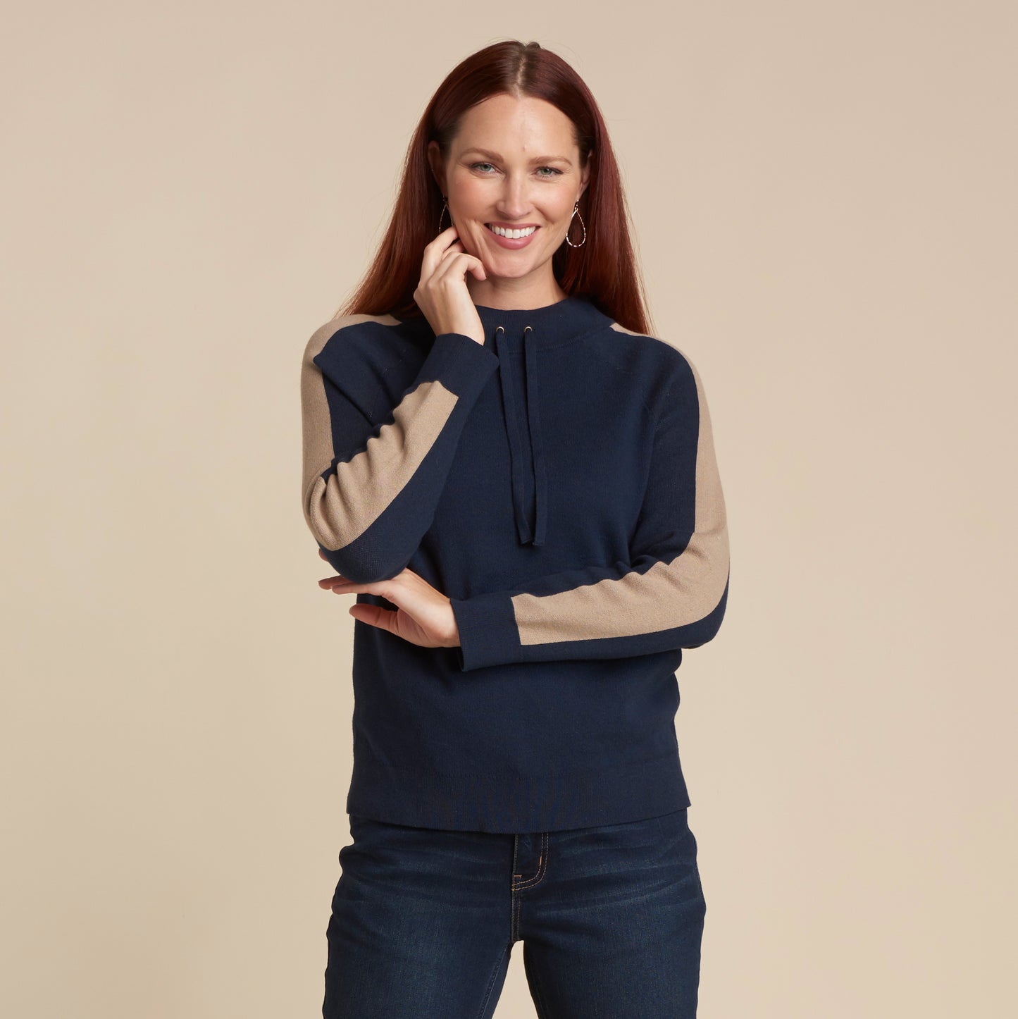 Navy Front Detail Missy