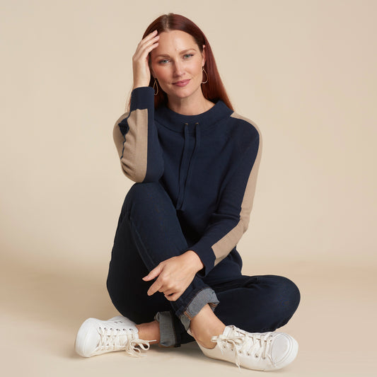 Navy Front Detail Missy