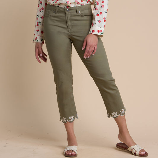 Burnt Olive Front Detail Missy
